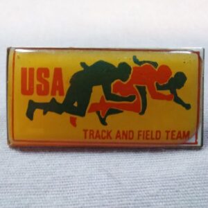 Vintage USA Olympics Track And Field Team Pin - Olympic Sports Summer Games