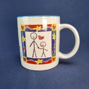 Vintage Life with a Child Inspirational Coffee Mug 3.75"