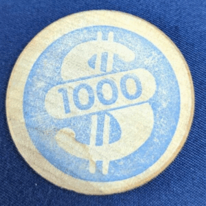 Vintage $1000 Wooden Nickel Token