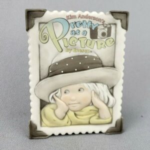1995 Kim Anderson/Verkerke 184691 ~ Pretty as a Picture ~ Ceramic Plaque Decor