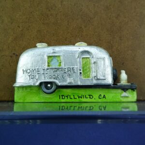 Vtg 3D "Home is Where you Hook Up" Idyllwild CA - RV Motor Home Fridge Magnet