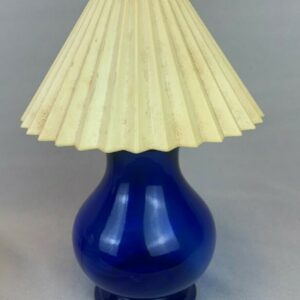 VINTAGE AVON MING BLUE LAMP FOAMING BATH OIL EMPTY W/O BOX