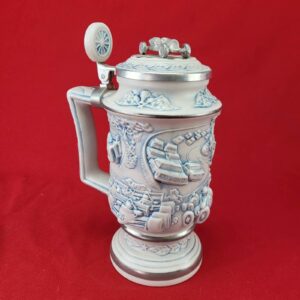 Racing Car Beer Stein Distr. 1989 - Hand Crafted in Brazil by Avon