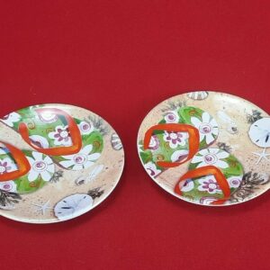 Carson Home Accents Small Decorative Plates Set of 2