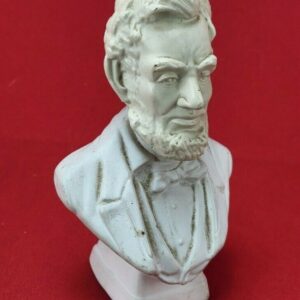 Vintage Avon Abe Lincoln Bust Bottle Wild Country After Shave - Container Only