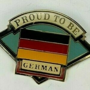 Proud to be German pin Germany Flag - Costume Jewelry