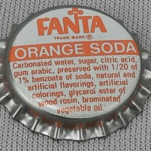 Vintage Fanta Orange Soda Bottle Cap