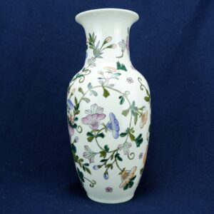 Vintage Pacific Pottery Floral Ceramic Flower Vase MCM