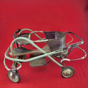 Vintage RED 1940’s TAYLOR TOT BABY STROLLER WALKER SCOOTER BUGGY