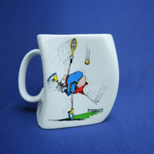Vintage Golf Gifts Coffee Twisted Tennis' Mug 1992 "The Results Of Over-Serve"