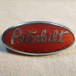 Vintage Peterbilt Trucks Automotive Oval 7/8" Logo Lapel/Hat Metal Pin