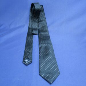 Vintage Collection by Micheal Strahan Black Dotted Men's Tie All Silk