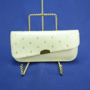 Vintage Eyeglasses Case  Fleur De Lis Pattern 1950's MCM Fidelity