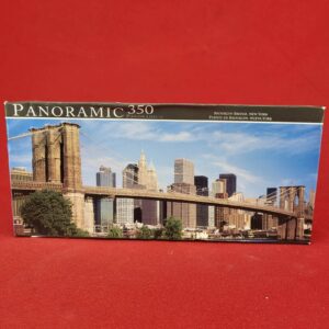 Panoramic Puzzle 350 Piece Brooklyn Bridge Ariel View 2010 NIB