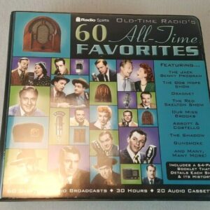 Old Time Radio Spirits 60 All-Time Favorite Radio Shows, 20 Cassettes  w/Booklet