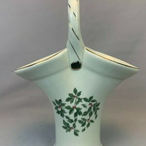 Madison & Max 'at Home' White Mistletoe Christmas/Holiday Vase
