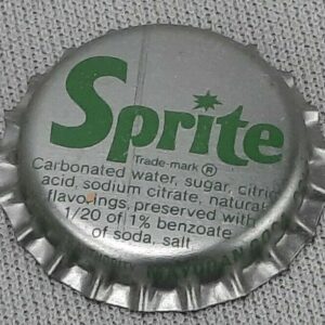 Vintage Sprite Soda Pop Bottle Cap