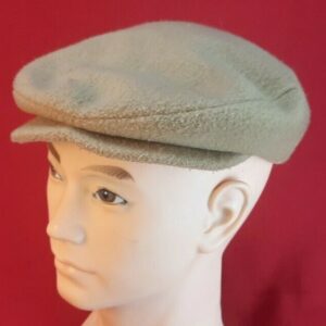 Vintage Union Made Men's Lined Casual Lord Flat Cap Camel Size Medium