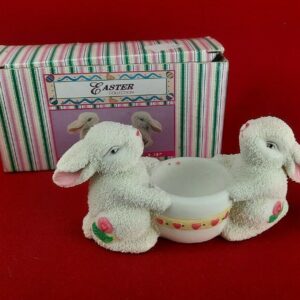 Easter World Bazaar Bunny Egg Holder in Original Box Commerce, CA