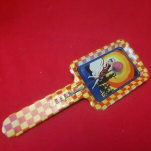 VINTAGE T. COHN LITHO TIN TOY CHILDREN'S NOISE MAKER CLANGER-CLAPPER