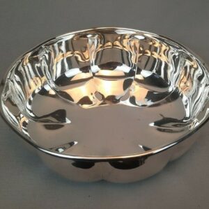 Gorham YC 3203 Scalloped Silver Plate Bowl 7.75" Wide 2.5" Deep