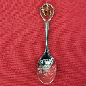 Vintage Wyoming Bucking Bronco Silver Plated Souvenir Spoon