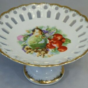 Vintage Napco China - Footed Candy/Fruit Bowl Compote - Hand Painted from Japan