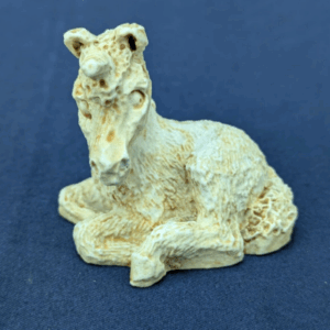 Vintage Soapstone Laying Down Unicorn Figurine - Made in Mexico - Hand Carved