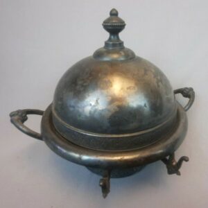 Rogers & Bro Triple Plate 53 Silver-plated Butter Dish