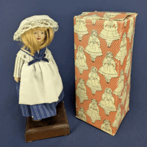 1985 Enesco Canada Heritage Doll with Porcelain Head, Hands and Feet