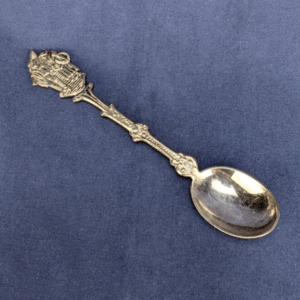 Vintage Silverplate Souvenir Spoon Farmers/Dutch Couple - Made in England