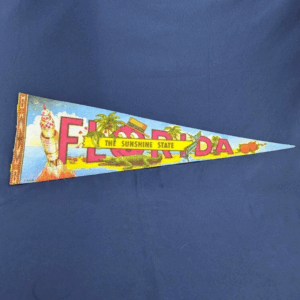 Vintage Florida Pennant - The Sunshine State 1970s