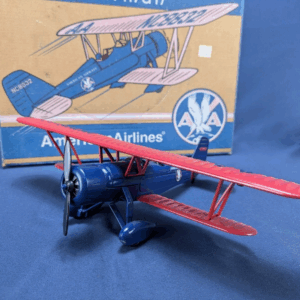 American Airways 1931 Stearman Diecast Airplane 1998 ERTL Collectible Bank #H826