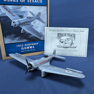 1932 Northrop Gamma Wings of Texaco Diecast Coin Bank
