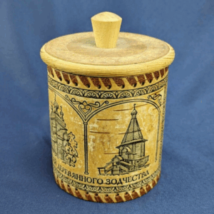 Hand Crafted Wooden Souvenir "ARKHANGELSK MUSEUM OF AERIAN SOCALITY" Russia