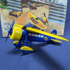 1993 Spec Cast #2 Lockheed Vega Sunoco Die Cast Airplane Coin Bank