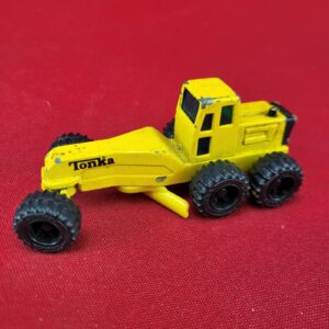 Tonka Miniature Road Grader 1994 Tonka Corp Die Cast Metal Yellow Toy