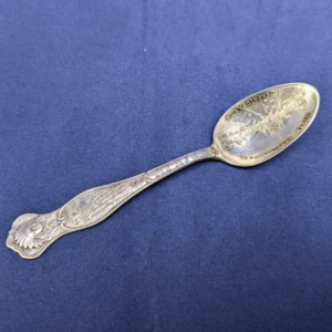 Pan Am 1901 Mines Horticulture Graphic Arts USSC Buffalo Sterling Silver Spoon