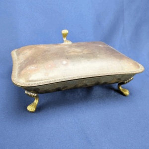 Vintage PM Italy Footed E.P.B. Silent Butler Crumb Ash Catcher Major AB Adversis